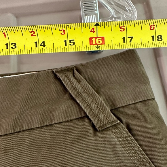 NWT J. Crew 9” City Fit Cotton Chino Shorts Olive Brown size 12 - Picture 10 of 15